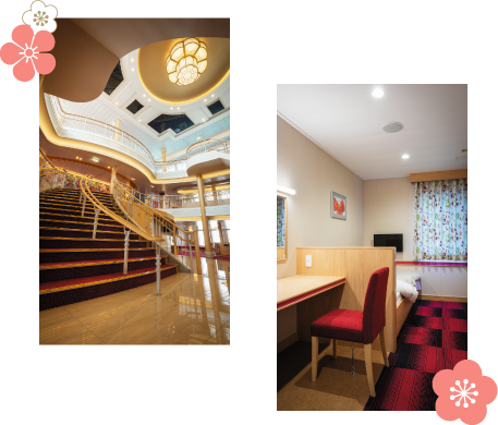 夜を巡る、船上のやすらぎ